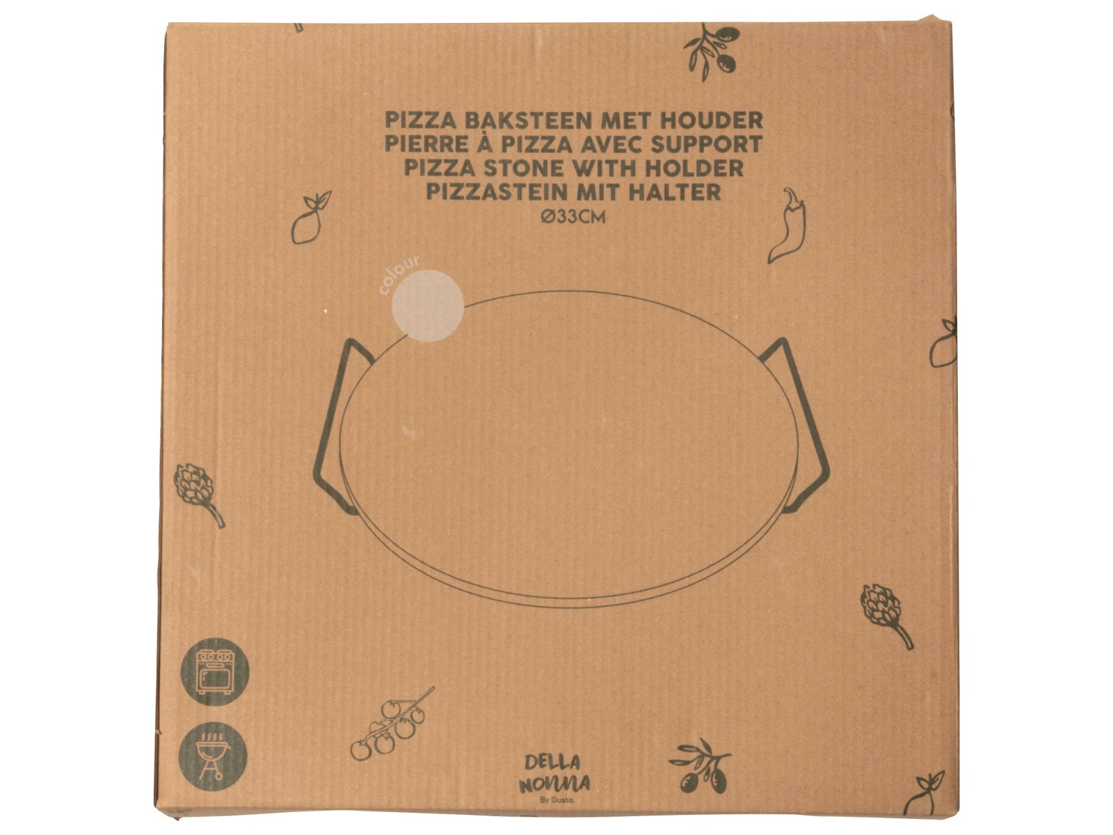 Della Nonna pizzasteen Ø33cm