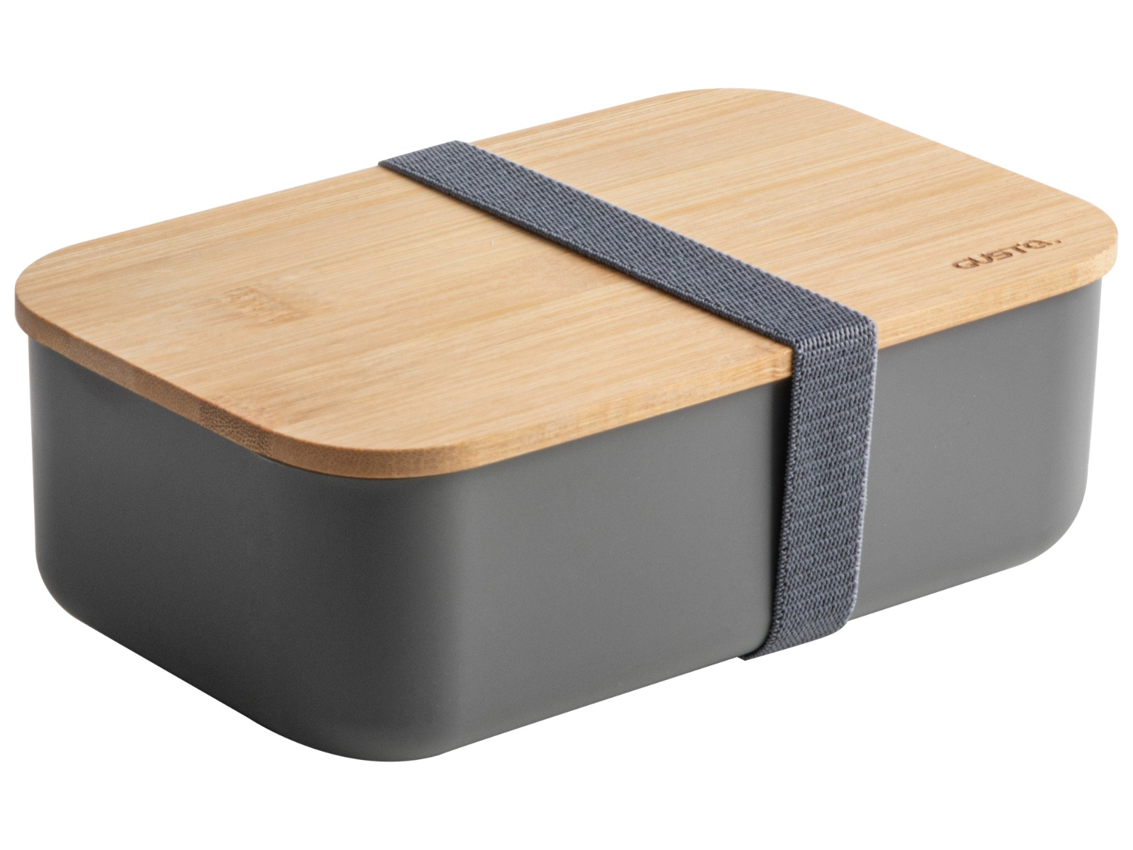 Lunchbox 19,5x12x6,5cm Antraciet
