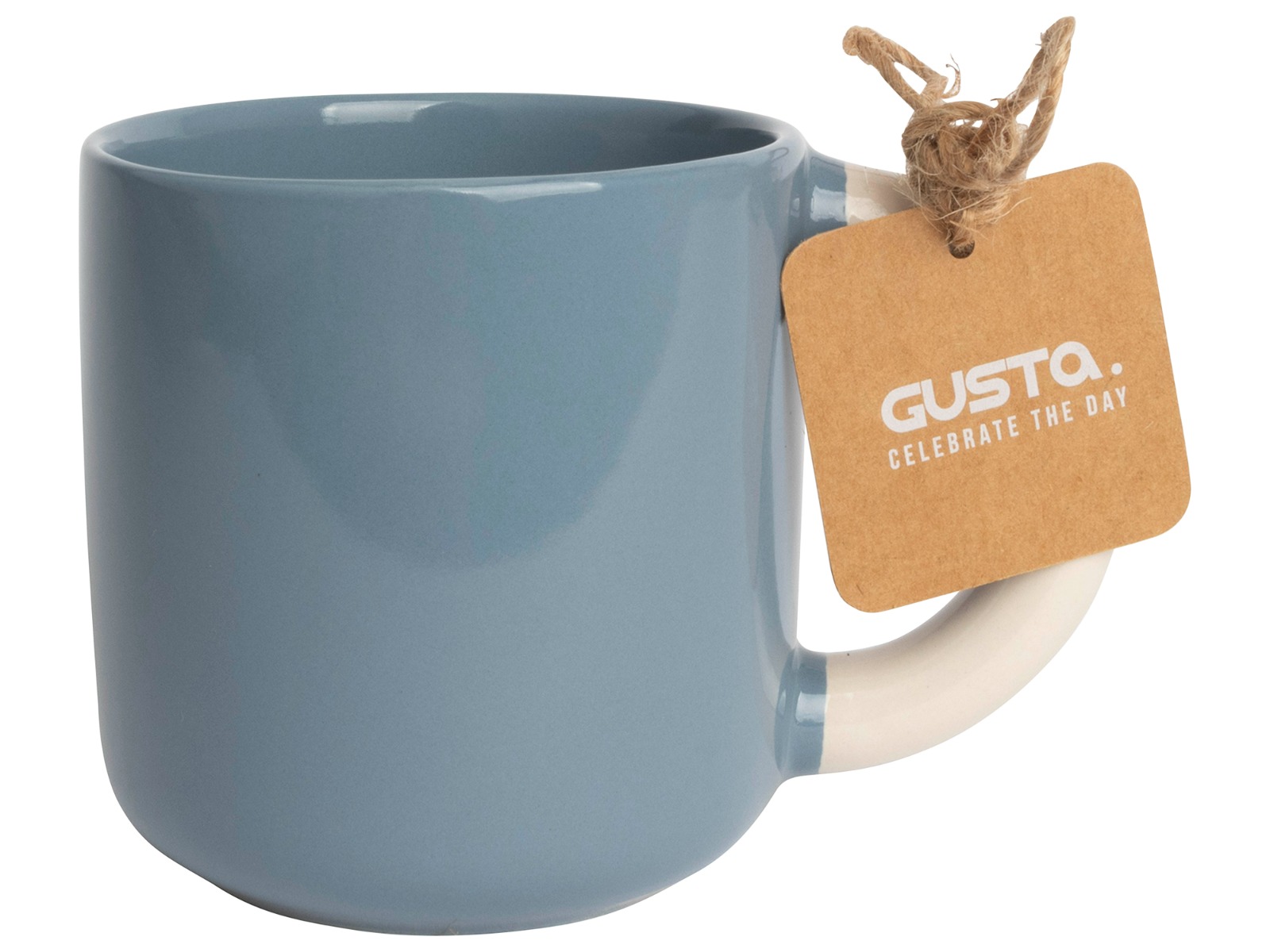 Sunday mok 350ml duotone blauw/crème